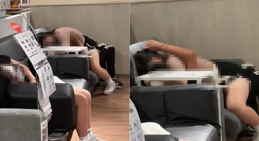 IKEA沙发上男女交叠激战 邻座女生「这举动」让网友傻眼