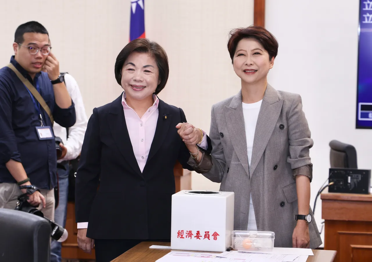 立法院8大常设委员会于今(1)日举行召委选举,经济委员会召委分别由国民党立委杨琼璎、民进党立委陈亭妃出任。庄宗达摄