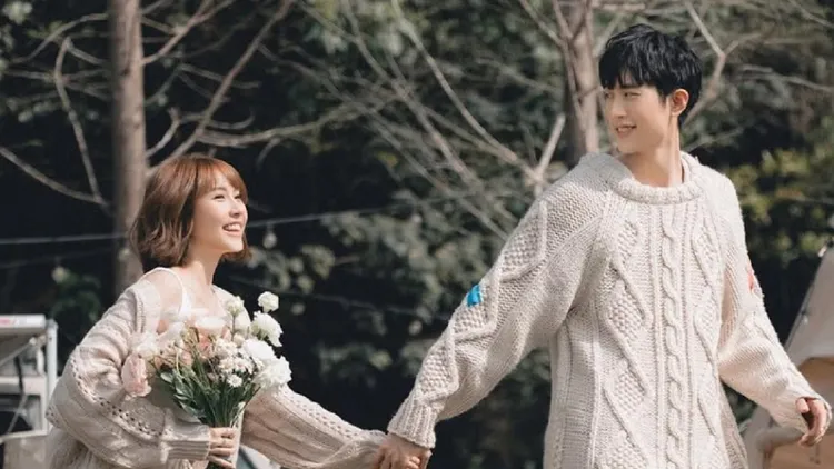 粿粿(左)和范姜彦丰甜蜜不再。翻摄自粿粿IG