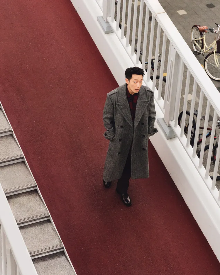 孫錫久拍攝Burberry秋冬形象視覺。品牌提供