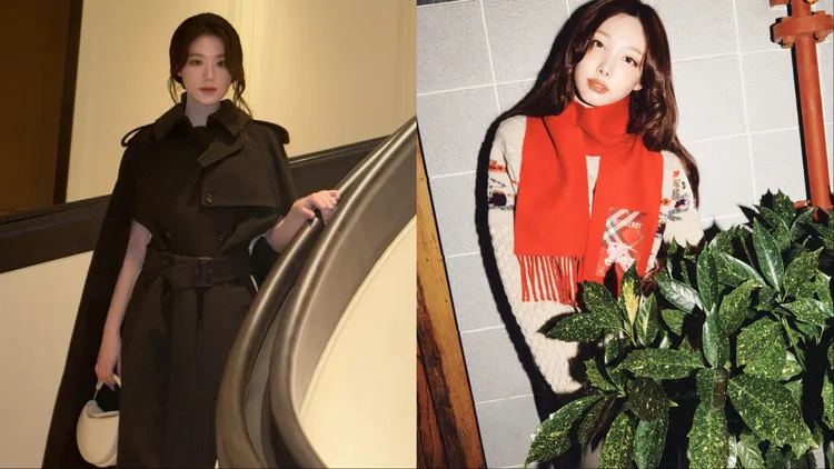 叶舒华(左)、娜琏(右)纷纷换上Burberry单品。品牌提供