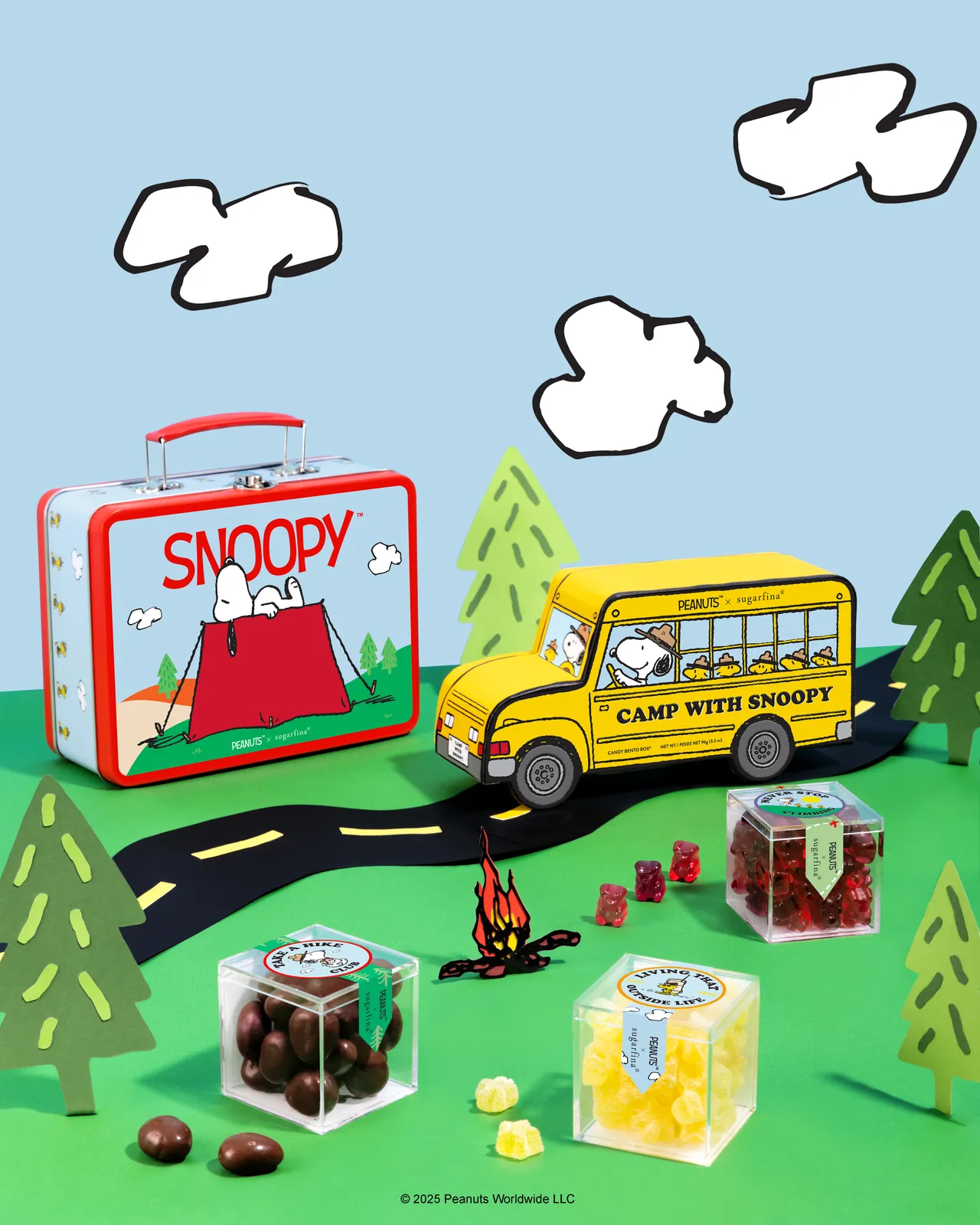 sugarfina X Peanuts「Camp with Snoopy」联名糖果系列。业者提供