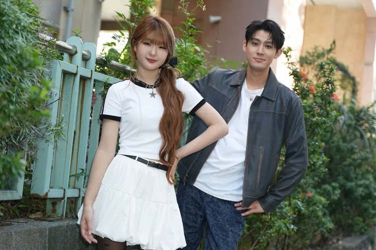 Seo EVE與「大哥哥」李玉璽一同受訪。彭欣偉攝