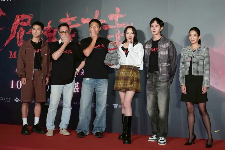 《泥娃娃》舉行首映會。彭欣偉攝