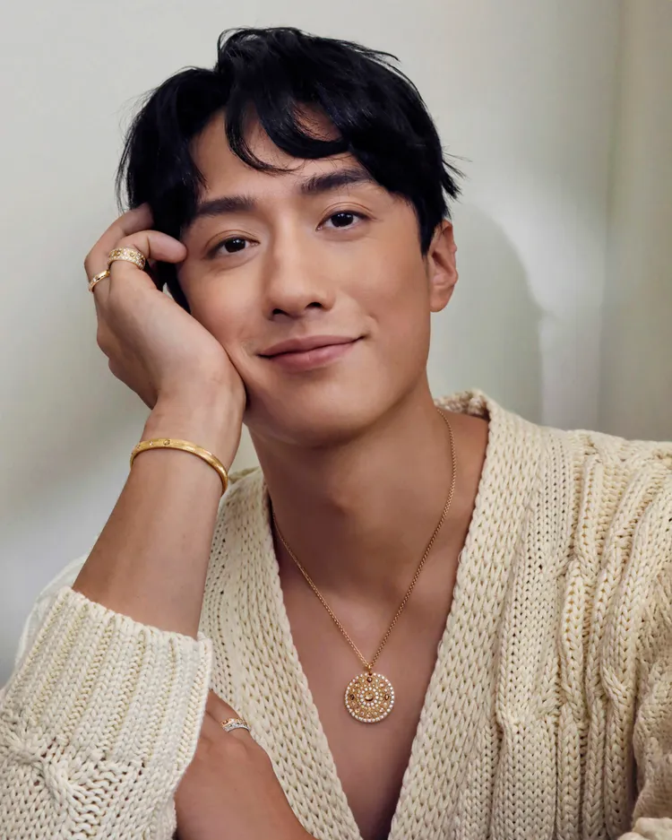 劉俊謙演繹De Beers Talisman系列珠寶。品牌提供