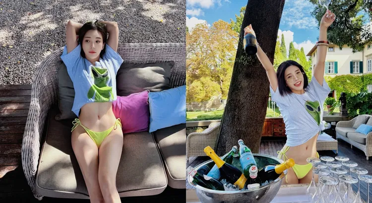 壯壯身材火辣，有「人間水蜜桃」封號。翻攝壯壯IG