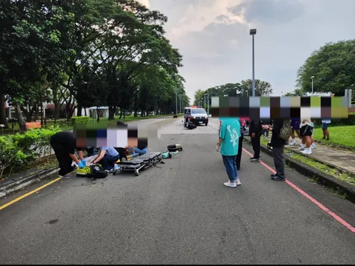 屏科大校园诡异自撞 男大生连人带车喷飞惨死