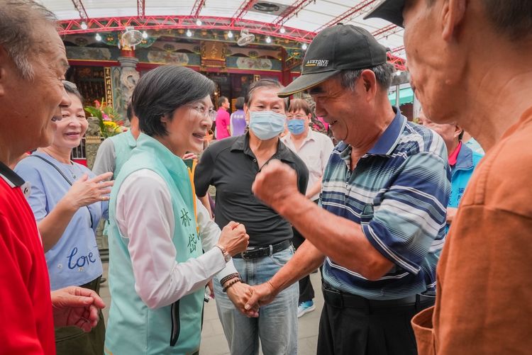 赴岡山參香提4大願景!林岱樺:發展不該只集中亞灣、高鐵左營