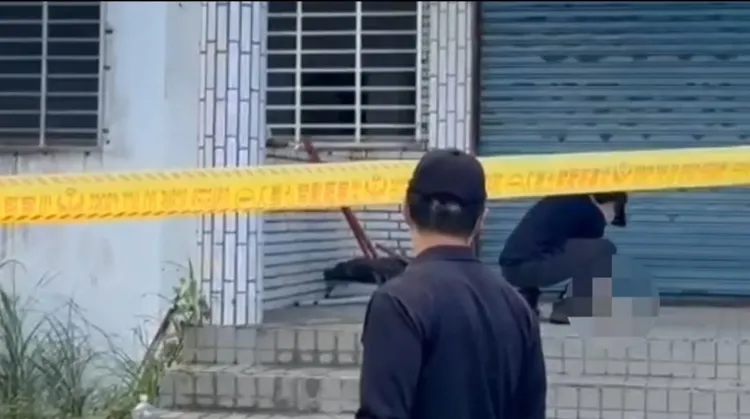 警方在死者玉里租屋處蒐證。警方提供