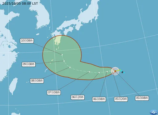 颱風「哈隆」侵台機率曝光!專家:這3天水氣略增