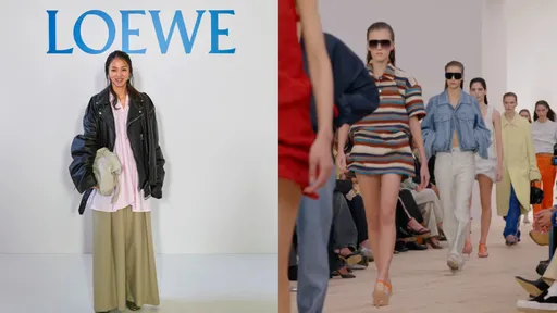 巴黎时装周|LOEWE双人组热力首秀 鲜活告别静奢迷倒满岛光