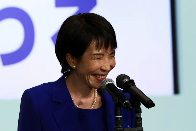 高市早苗終於熬出頭。路透