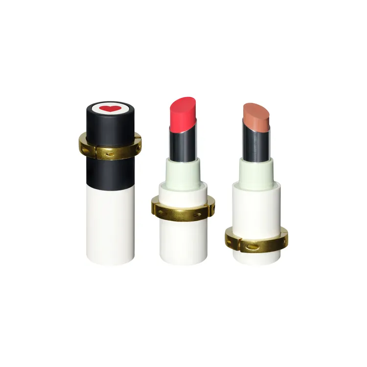 AHRES新生訂製護唇膏，3g／1520元、補充內芯3g／1000元。品牌提供