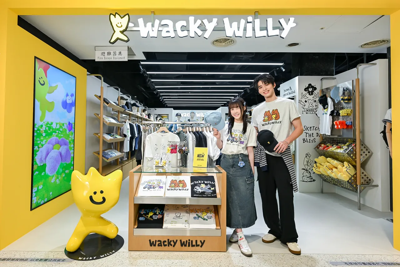 Wacky WiLLY进驻新光三越A11。品牌提供