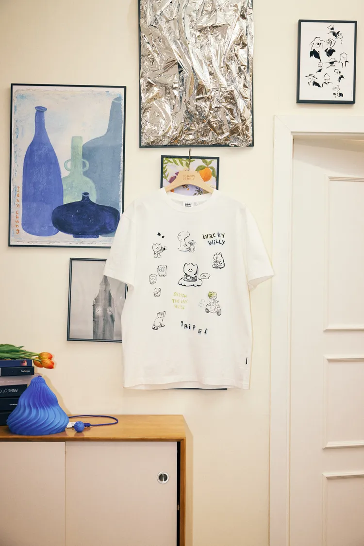 Wacky WiLLY台灣限定KIKY自由旅行短袖T恤.。品牌提供