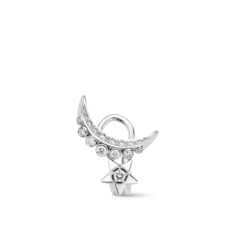 香奈兒LUNE單邊耳環。品牌提供