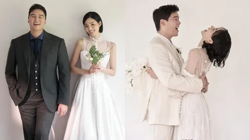 李章宇倒数43天娶赵惠元!甜蜜对视绝美婚纱照公开
