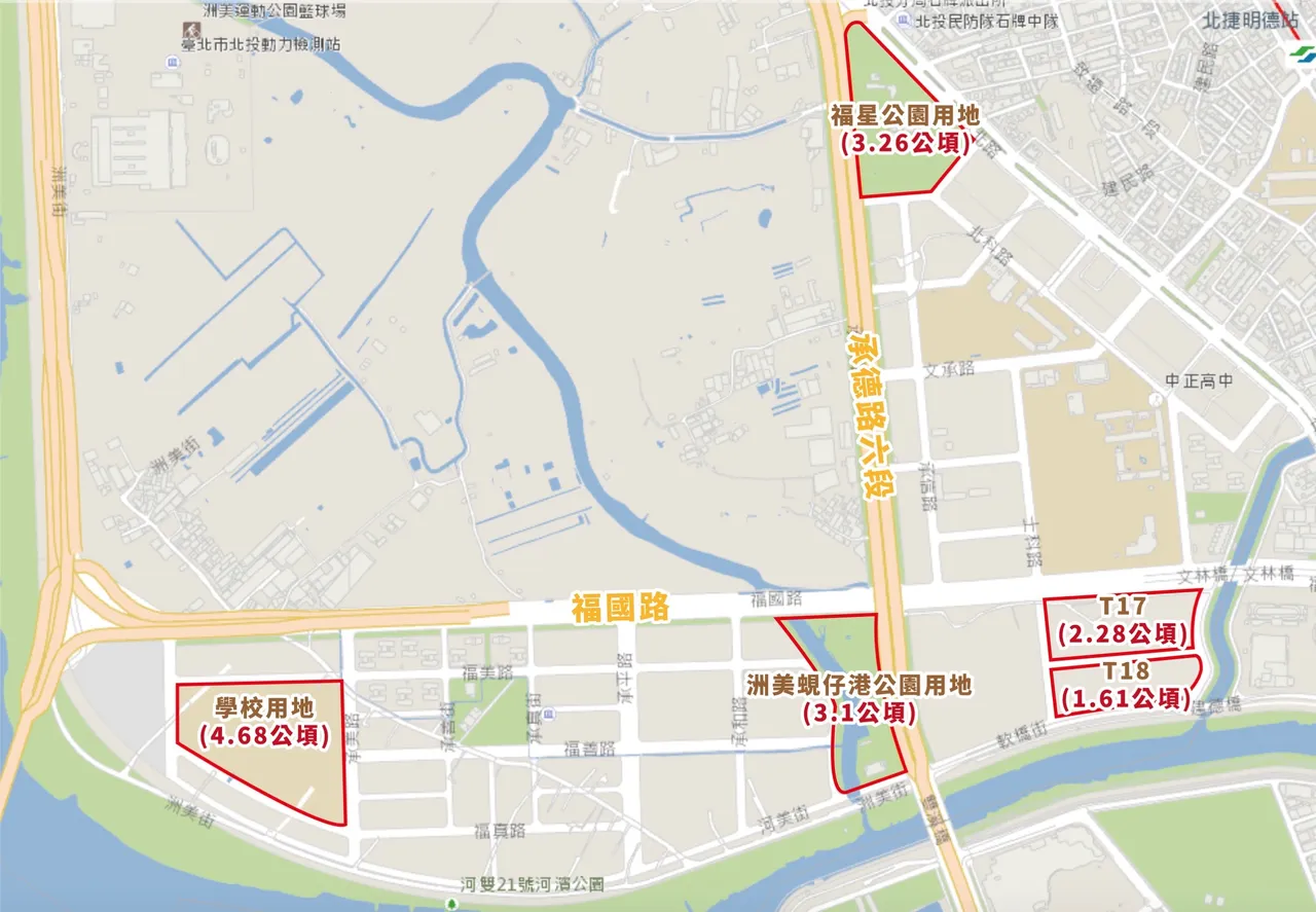 北投区内面积超过3公顷、同时属于市有地且基地完整的地点仅有三处。陈贤蔚提供