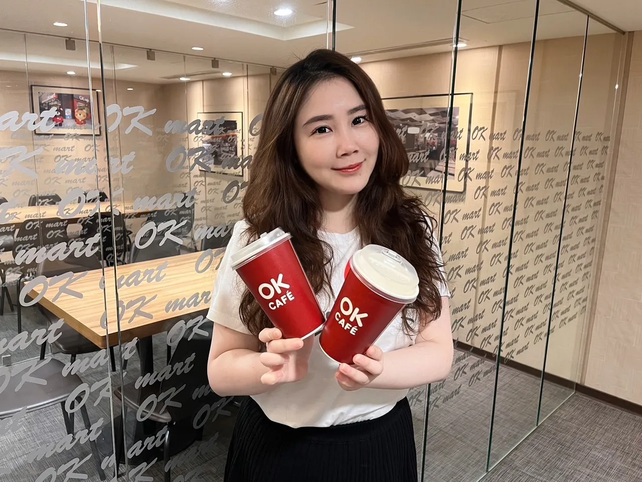 超商云端商城期间推出大杯庄园美式、拿铁买10送10。OK mart提供