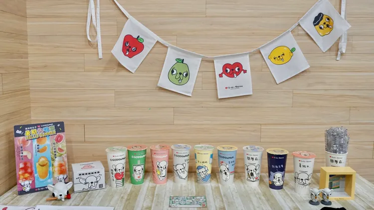 清心福全最新與變種吉娃娃IP合作聯名商品。莊偉祺攝