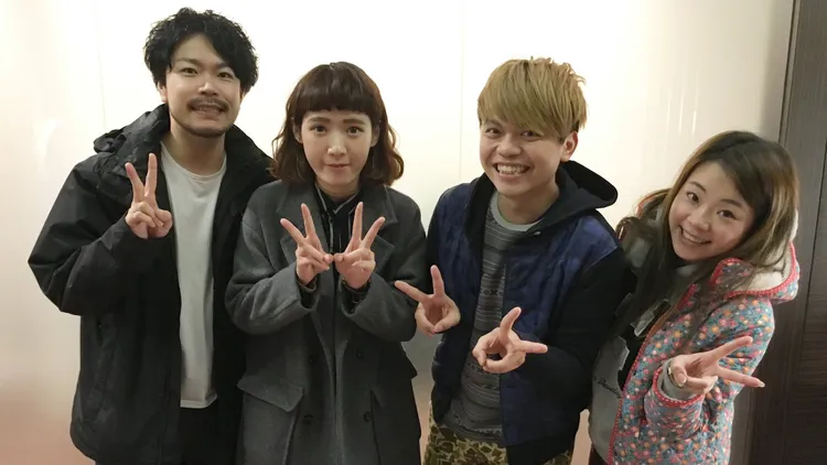 蔡阿嘎夫妻與已經離婚的茂本桑和茂木太太合照。翻攝自蔡阿嘎臉書