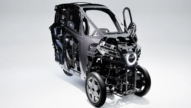 Lean Mobility首款微型電動車Lean3以獨家技術突破都市移動限制。業者提供