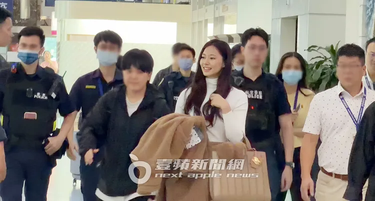 子瑜出道10年首次回台開唱，好心情藏不住，臉上掛滿笑容。特勤中心攝