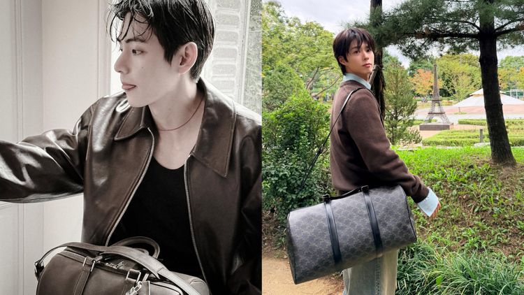 V、朴寶劍演繹CELINE旅行袋　這畫面太帥太好看