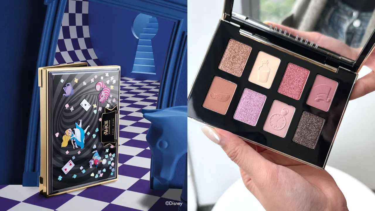Bobbi Brown x 爱丽丝梦游仙境八色盘，2600元。品牌提供、张家玲摄