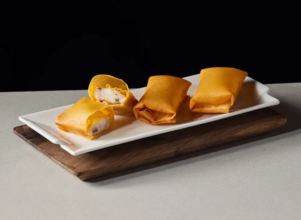 鲜虾空气春卷。业者提供