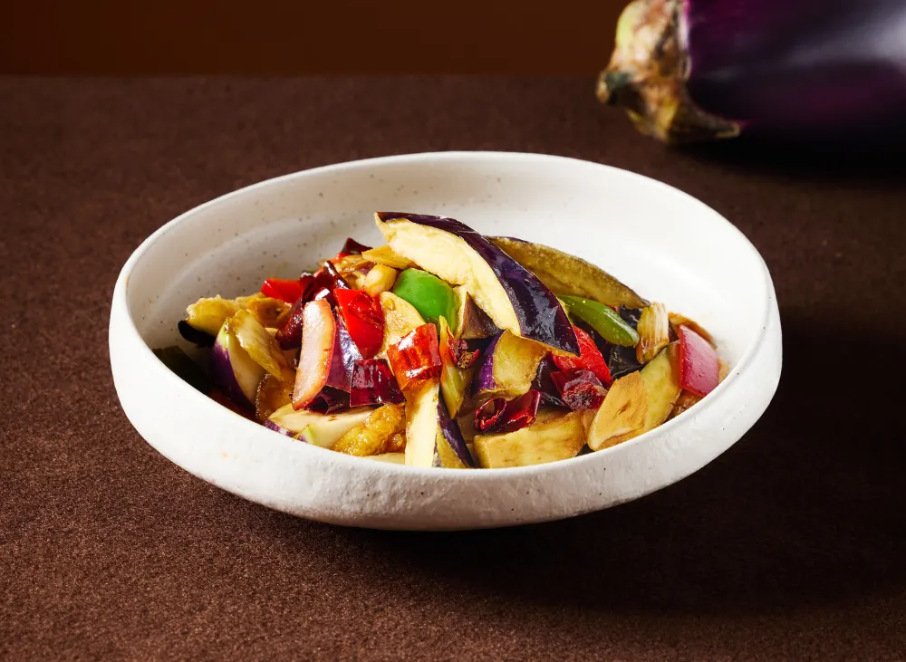 皇朝风味茄子。业者提供