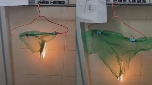 香港火烧连环楼「关键在棚网？」　民众实测影片曝光一点就燃