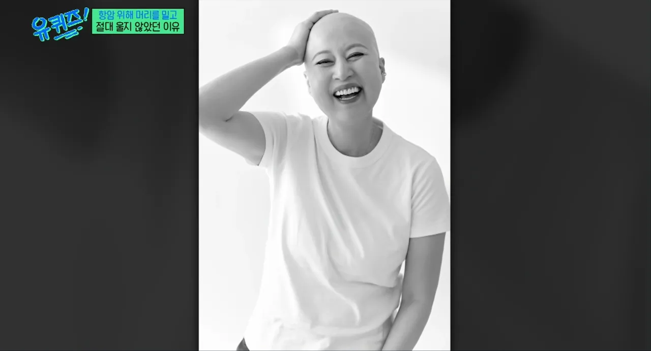 朴美善罹癌依旧保持乐观心态，直接剃光头发，拍照留念。翻摄friDay影音