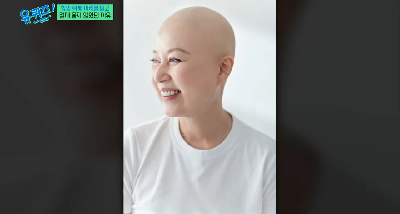 朴美善透露光头沙龙照是女儿叫她拍的。翻摄friDay影音