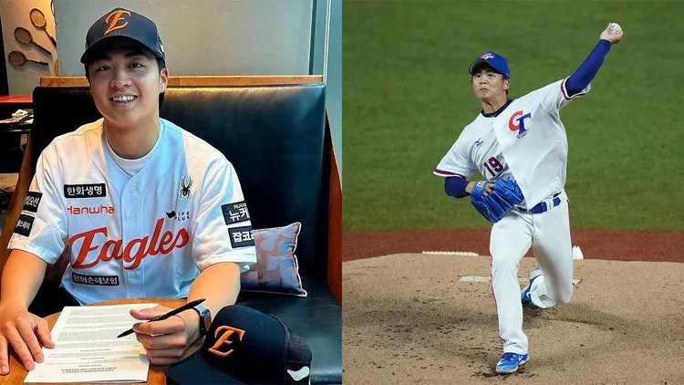 王彦程加盟韩国职棒韩华鹰队。韩华鹰IG、中华奥会