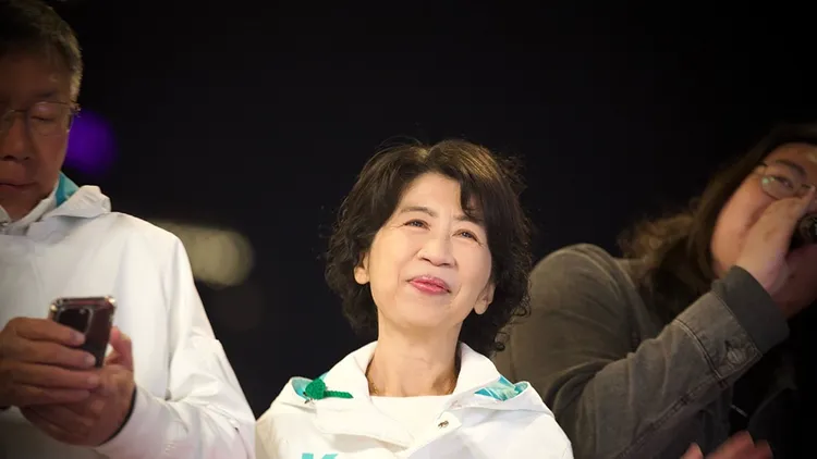 民众党前主席柯文哲妻子陈佩琪。翻摄陈佩琪脸书