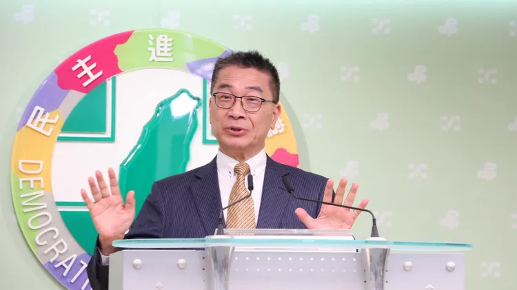 民进党秘书长徐国勇。叶家玮摄