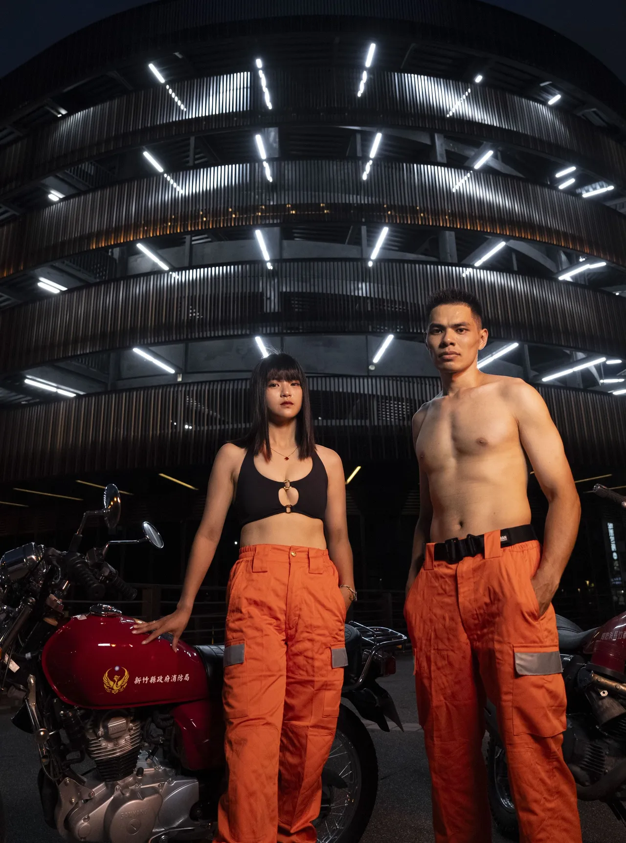 竹县2026年消防形象宣导月历。新竹县消防局提供