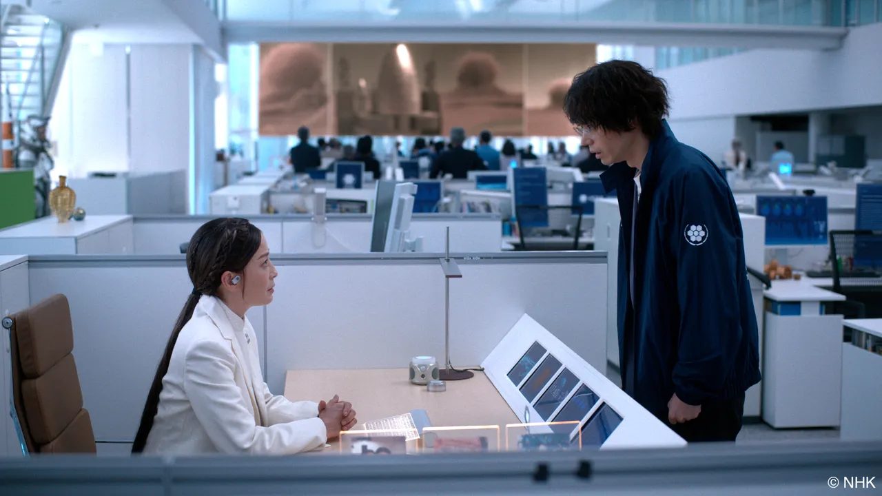 《火星女王》阵容坚强,菅田将晖(右)、宫泽理惠都有演出。Hami Video提供