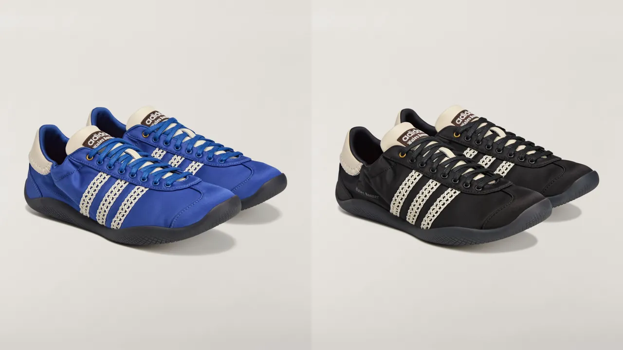 adidas Originals x Wales Bonner WB Karintha Lo Satin联名鞋，各7200元。品牌提供