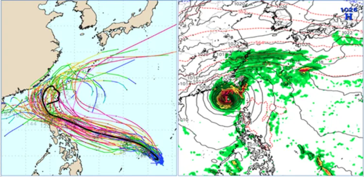 鳳凰颱風通過呂宋島後恐北轉侵台，挾暴風及大雨致災。氣象應用推廣基金會