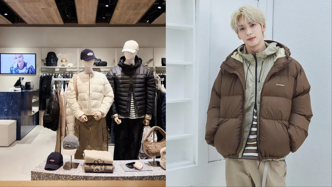 COVERNAT西門誠品武昌新店搶先帶來秀彬同款羽絨服。品牌提供