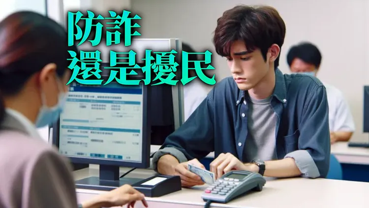 台中一名民众日前到银行领10万元打算买黄金，却遭行员、警察及金管会以防诈为由，三方互踢皮球为难。AI示意生成图
