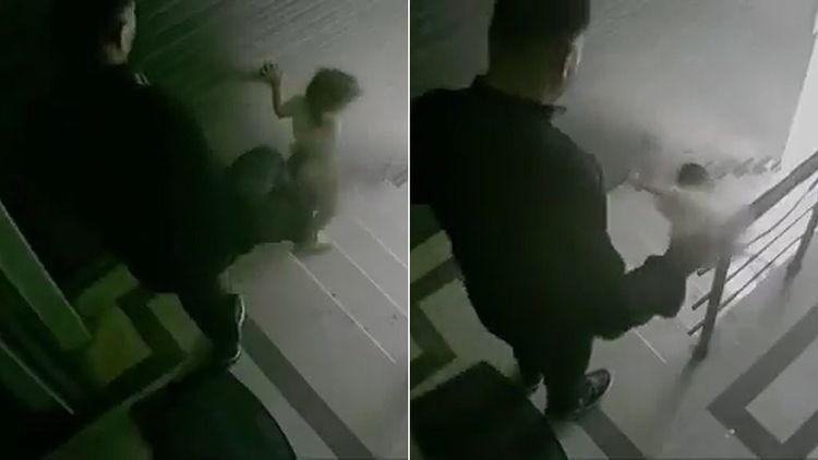 冷血父親將3歲女兒踹下樓　出庭瞎掰：我只是抬腳她就自己摔了