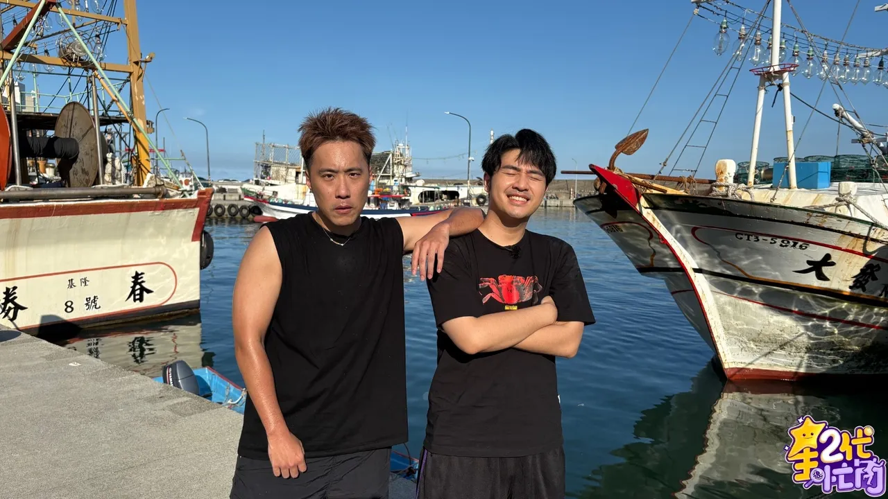 （左起）余祥銓、鹿希派。Yahoo《星二代很忙內》提供提供