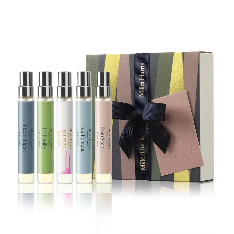 Miller Harris典藏香氛旅行組節慶限定版，7.5ml*5／3500元。品牌提供