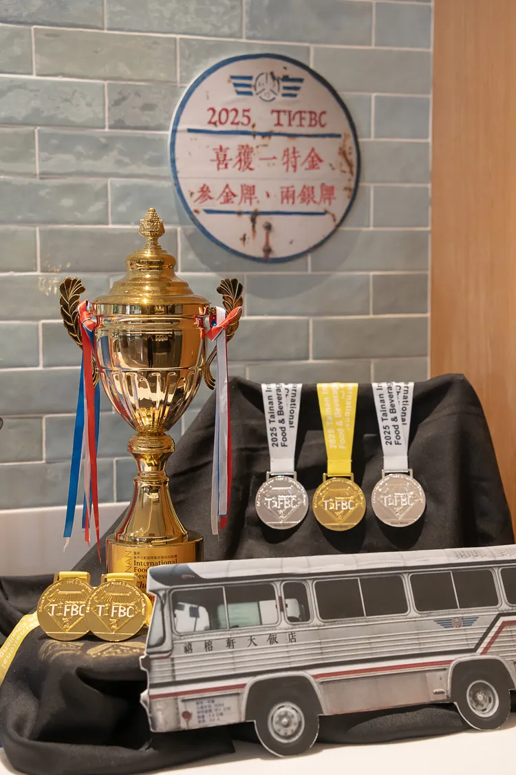 今年取得環境部「碳足跡標籤」，成為台南唯一獲得「碳足跡標籤的五星級旅館」。禧榕軒大飯店提供