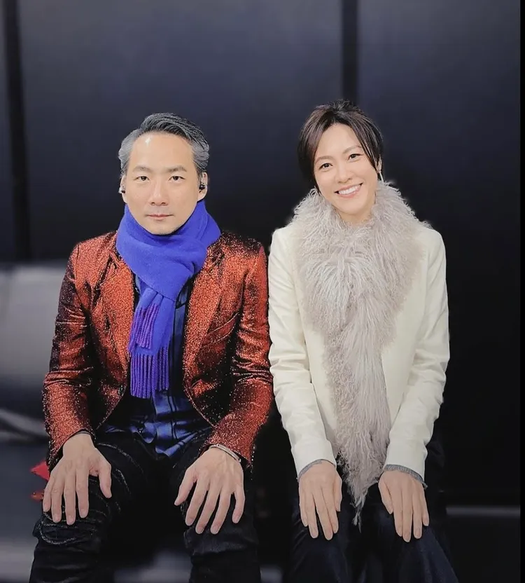 路渟瀛在老公演唱會後跟他合照。翻攝路渟瀛IG