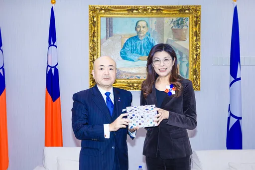國民黨與日台交流協會會談　代表片山和之邀鄭麗文訪日本