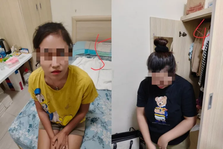 逾期居留的賣淫泰女。翻攝畫面